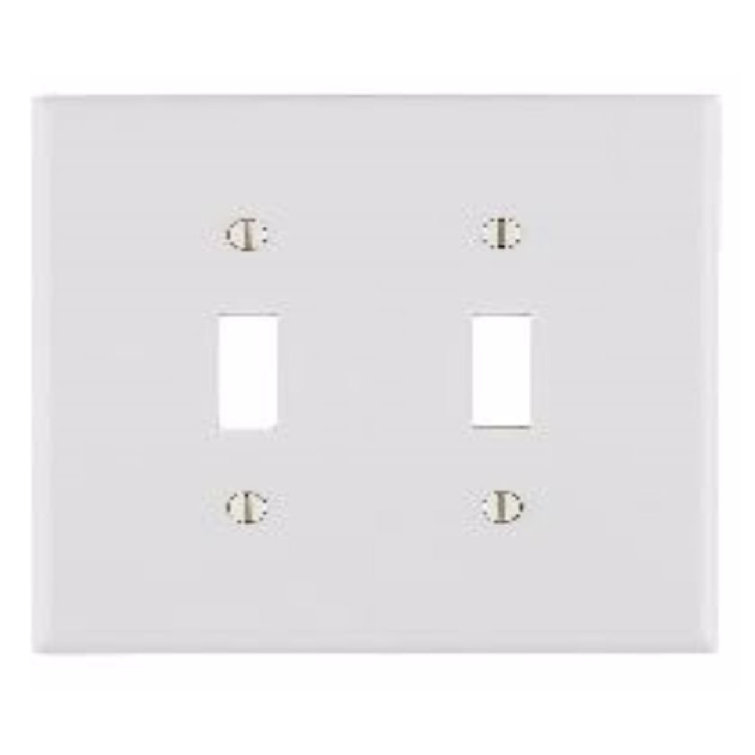 Leviton 2 Gang Toggle Light Switch Wall Plate Wayfair